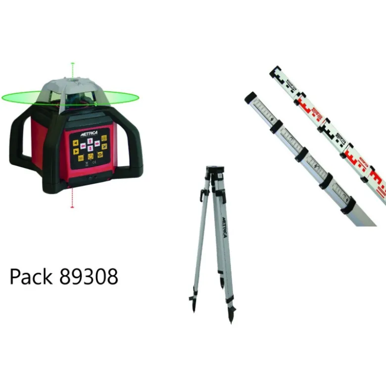 Pack Easy BRAVO LASER ROTATIVO HV4 green - METRICA 89308