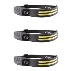 Pack 3 lampes Frontales LED 350Lm Double Bandeau CLAS - OE 0199BLX3