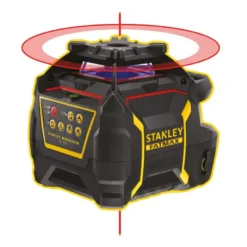 Pack niveau laser rotatif FatMax RL600L piles alcalines rouge portée 60m - STANLEY 77222-1