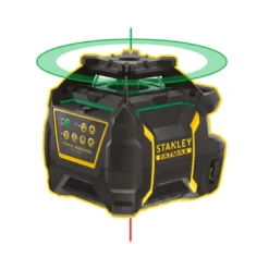 Pack niveau laser rotatif FatMax RL750LG Li-Ion vert portée 80m - STANLEY 77223-1
