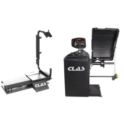 Pack équilibreuse à roues 28'' 3D automatique 230V EQ 2100 + Lève roue semi-automatique EQ 0000 - CLAS EQ 0021