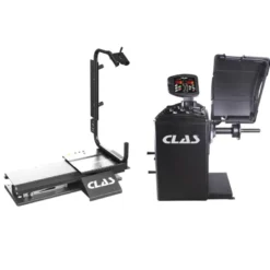 Pack équilibreuse à roues 28'' 230V 90W EQ 1000 + Lève roue semi-automatique EQ 0000 - CLAS EQ 0010