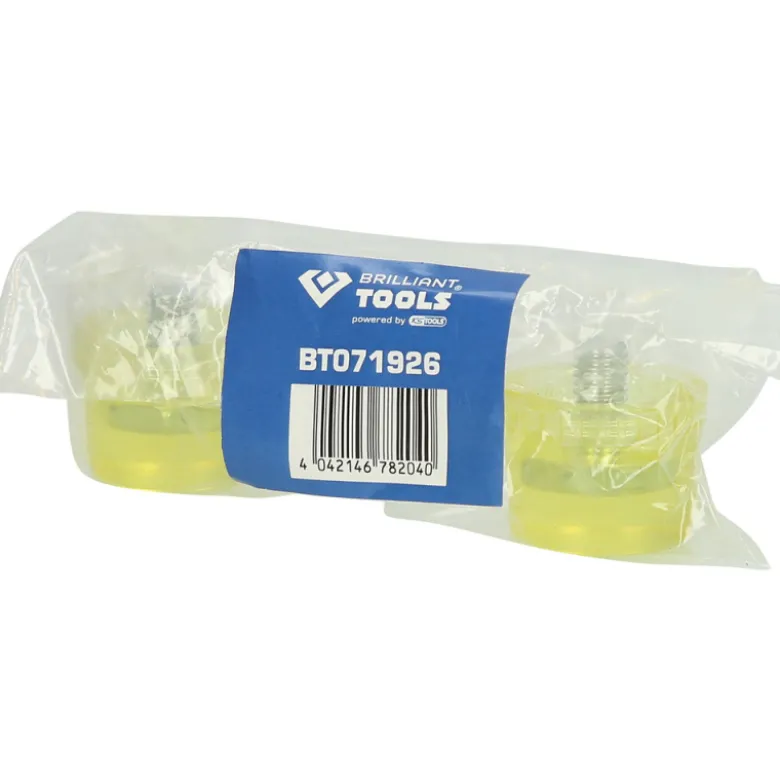 Paire d'embouts de rechange pour maillet BT071925 32mm BRILLIANT TOOLS - BT071926