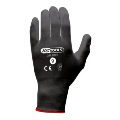 12 Paires Gants microfibres noirs KS TOOLS
