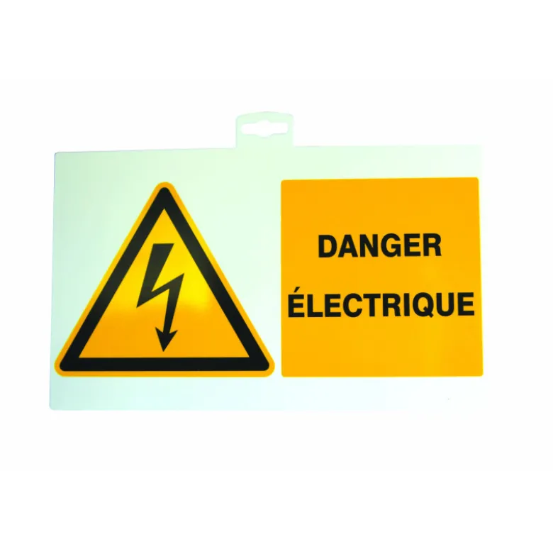 Pancarte Information Danger Electrique SAM Outillage - 2862