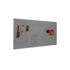 Panneau fond perforé + 8 crochets - SIMONWORK PANELCLICK - 1200x600x35 - SIMONRACK 8435104918449