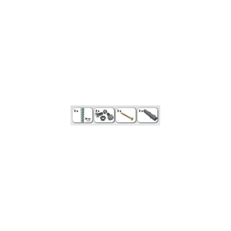 Panneau fond perforé + 8 crochets - SIMONWORK PANELCLICK - 900x400x35 - SIMONRACK 8435104919941