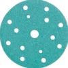 Papier Abrasive ''Green'' D77 Mm - Pas De Trous P80 100 Pcs SAM Outillage - RA077000080