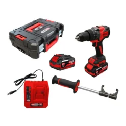 Perceuse-Visseuse Brushless en Coffret, 2 Batteries 18V 4Ah KS TOOLS - 515.4730F