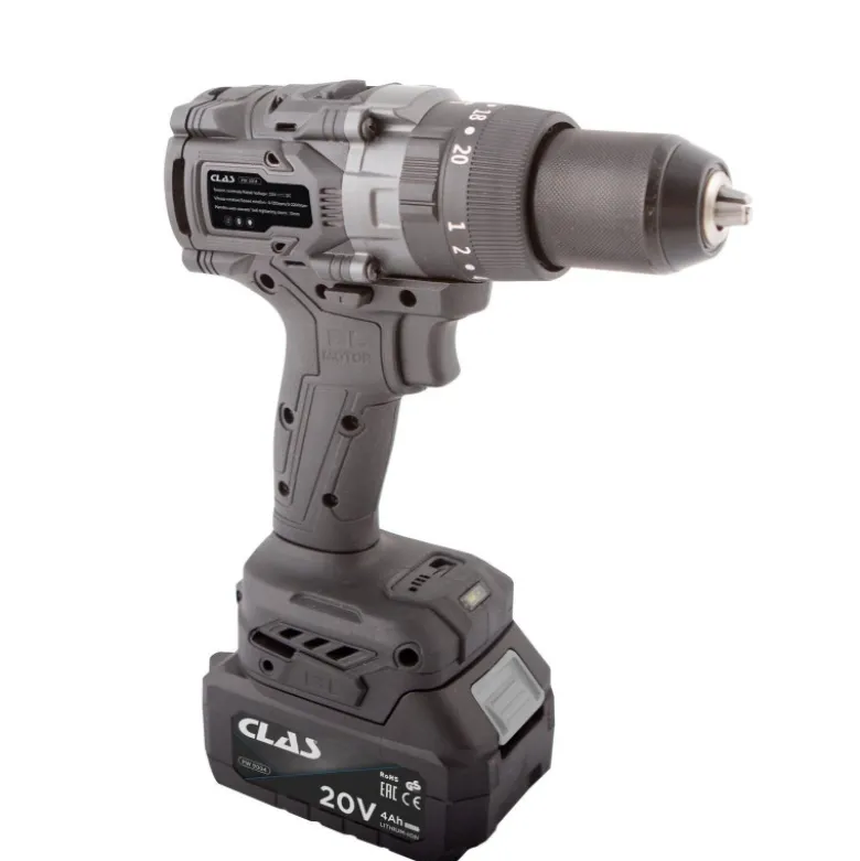 Perceuse visseuse percussion 20v brushless + 2 bat 4ah + chargeur CLAS PW 2013