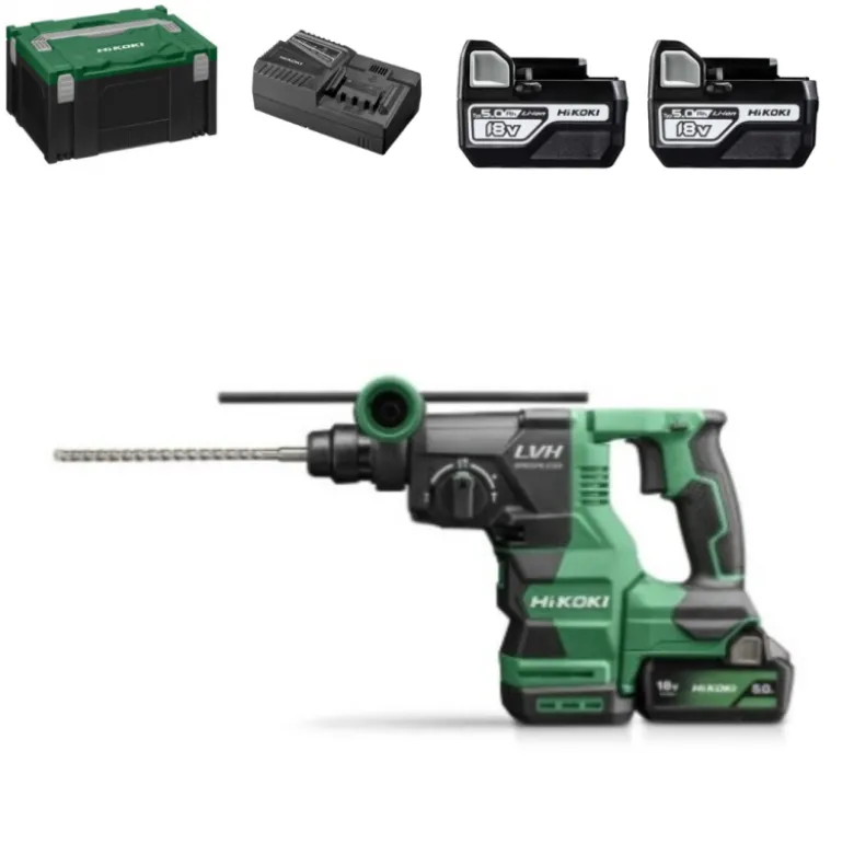 Perfo-burineur SDS+ 3 modes 18 V 5 Ah 3,2 joules HIKOKI - DH1826DAWPZ