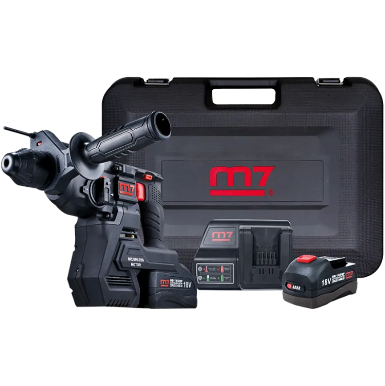 Perforateur 18V + Chargeur Et 2 Batteries 5Ah M7 - DRH101A