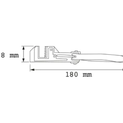 Pince A Denuder Automatique A Peigne SAM Outillage - 244-18