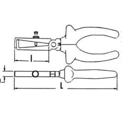 Pince A Denuder Avec Ressort 160 Mm SAM Outillage - 240-R16G