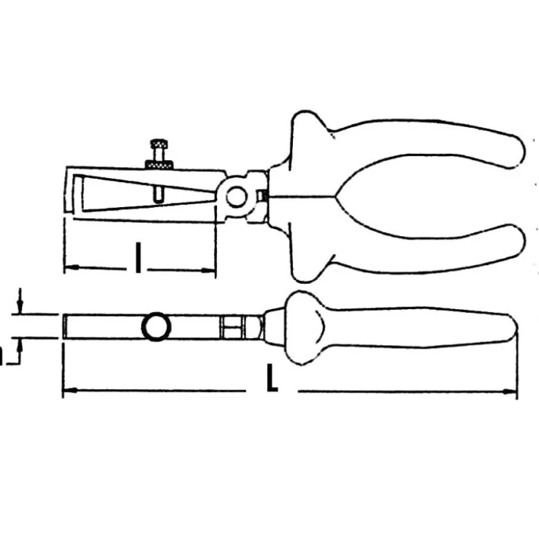 Pince A Denuder Avec Ressort 160 Mm SAM Outillage - 240-R16G
