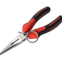 Pince Bec Demi Rond Droit Bimat 160 Mm Avec Clip Inox Fme SAM Outillage - 237-16G-FME