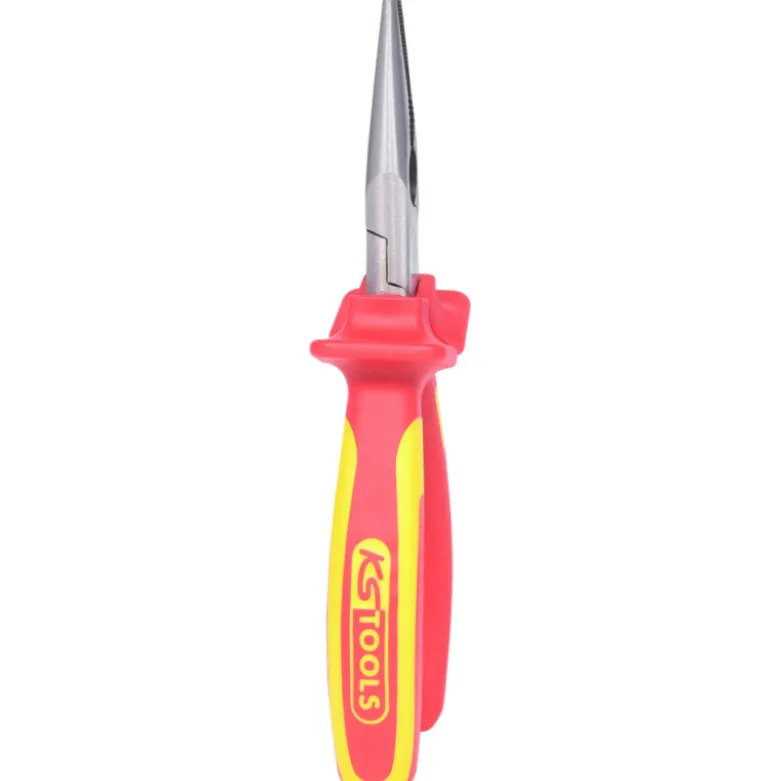 Pince à Bec demi-rond droit Isolé 1000v KS TOOLS