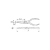 Pince Bec Rond Isolee 160 Mm SAM Outillage - 235-16TI