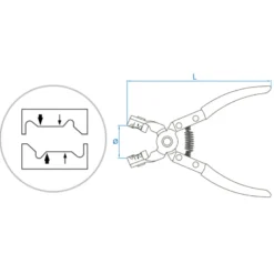 Pince Coudée Pour Collier Clic King Tony - 9AA25