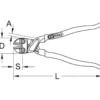 Pince coupe câbles diamètre de coupe max 2.8 mm - KS TOOLS 118.0015