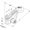 Pince de traction standard 220 mm KS TOOLS 140.2405