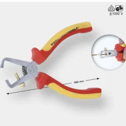 Pince à dénuder isolée L160mm BRILLIANT TOOLS - BT068014
