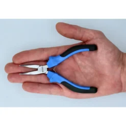 Pince électronique à bec demi-rond coudé L130mm BRILLIANT TOOLS - BT067607