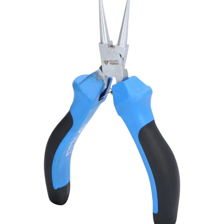 Pince électronique à bec long rond lisse L125mm BRILLIANT TOOLS - BT067608