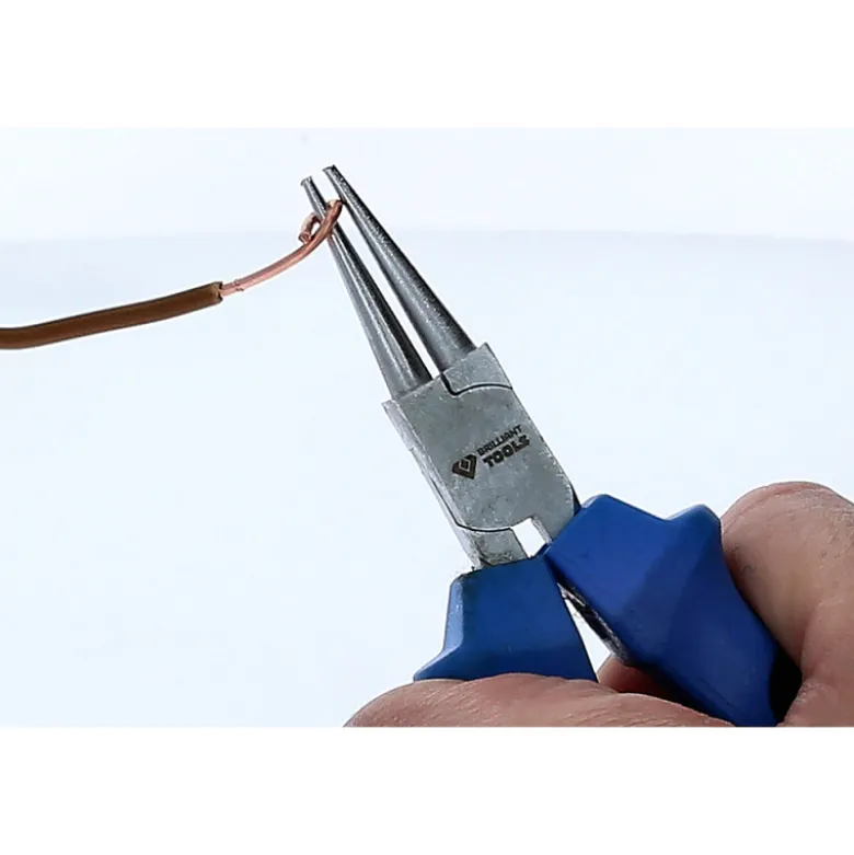 Pince électronique à bec long rond lisse L125mm BRILLIANT TOOLS - BT067608