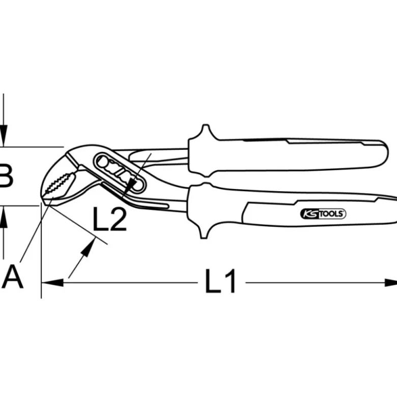 Pince multiprises standard 10’’ KS TOOLS 115.7000
