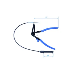 Pince Pour Colliers 77Mm Auto-Serrants L: 700Mm King Tony - 9AA32