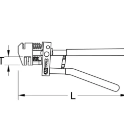 Pince à soyer et à sertir KS TOOLS 118.0055