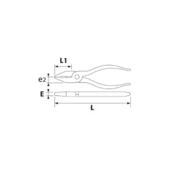 Pince Universelle Bi-Matiere Avec Ressort 165 Mm SAM Outillage - 204-R16G