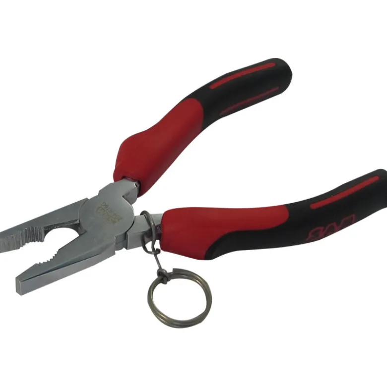 Pince Universelle Bimat. Ressort 185 Mm Avec Clip Inox Fme SAM Outillage - 204-R18G-FME