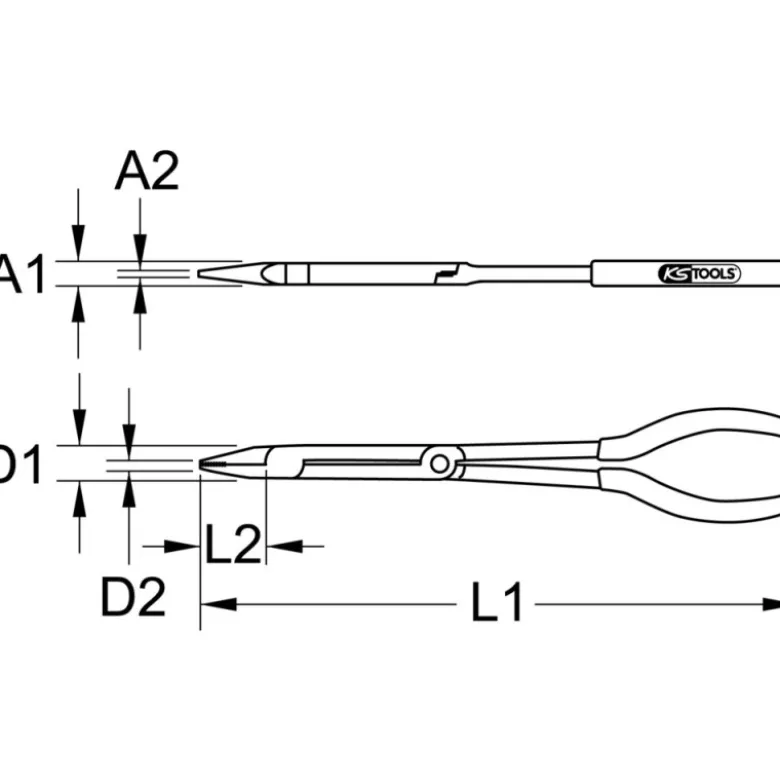 Pince universelle à double articulation L 300 mm KS TOOLS 500.7210