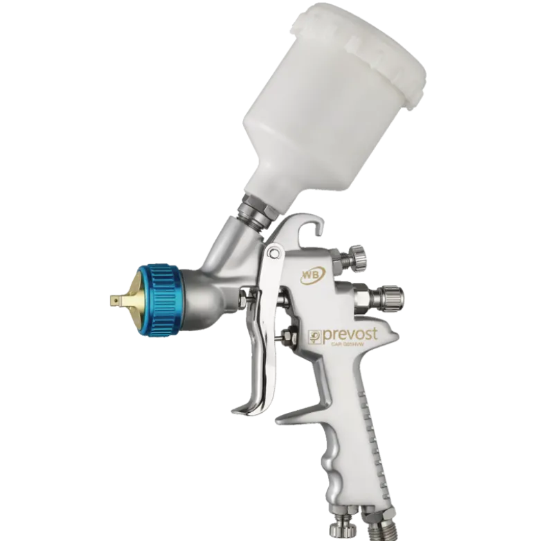 Pistolet HVLP pour retouches, peinture à base aqueuse Prevost CAR G05HVW