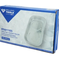Plateau magnétique en inox 140x240mm BRILLIANT TOOLS - BT691165