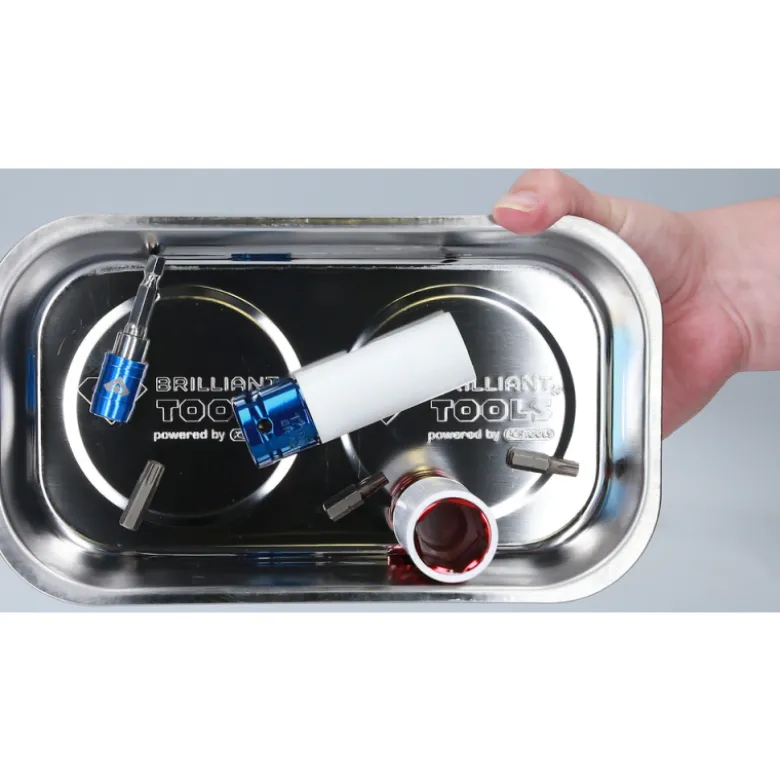 Plateau magnétique en inox 140x240mm BRILLIANT TOOLS - BT691165