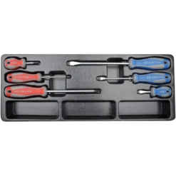 Plateau Thermoformé 6 Tournevis King Tony - 931006MR