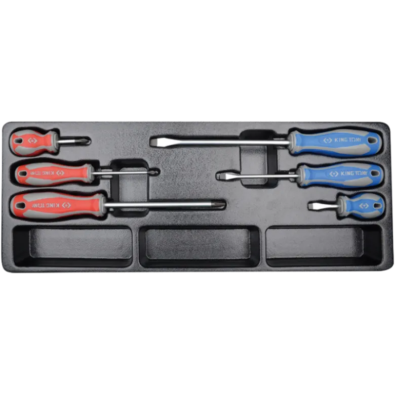Plateau Thermoformé 6 Tournevis King Tony - 931006MR