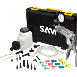 Pompe Manuelle Metallique A Pression Depression En Coffret SAM Outillage - PPD-3