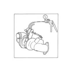Pompe Manuelle Metallique A Pression Depression En Coffret SAM Outillage - PPD-3