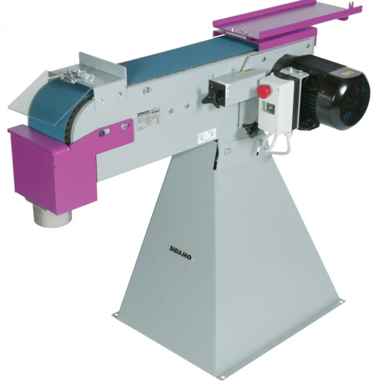 Ponceuse a bande bg 1503 bsf 150x2000 sur socle sidamo 20105029