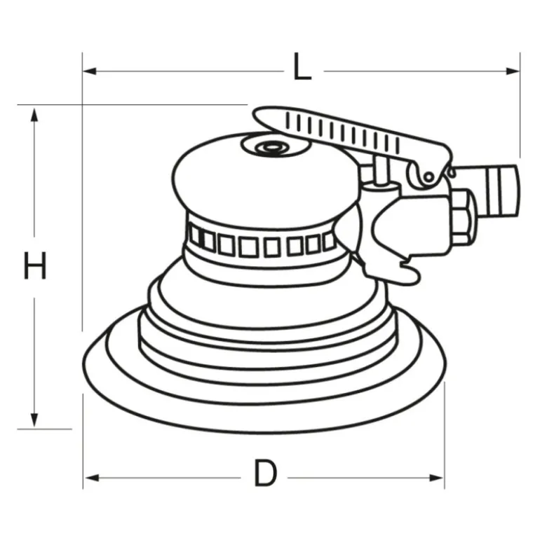 Ponceuse orbitale pneumatique 5mm KS TOOLS 515.1257