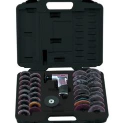 Ponceuse Rotative Revolver 50-75 Mm + 120 Disques - Coffret SAM Outillage - RC163BC