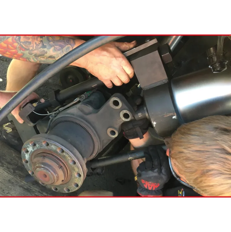 Presse à boulons d'essieu avec douilles 75T KS TOOLS 460.3620