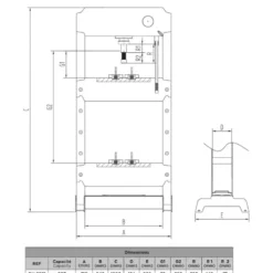 Presse hydraulique 20t CLAS OH 0921