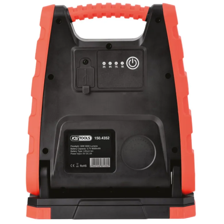 Projecteur mobile à LED 30W 3000 lumens rechargeable - KS TOOLS 150.4352