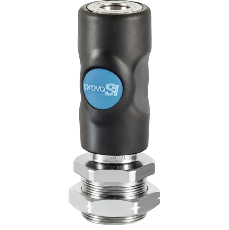 Raccord fileté femelle pour traversée de cloison ISO 6150 B Prevost ISI 062101