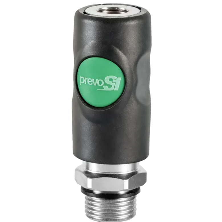 Raccord fileté mâle avec joint d'étanchéité Européen 7.4 mm Prevost